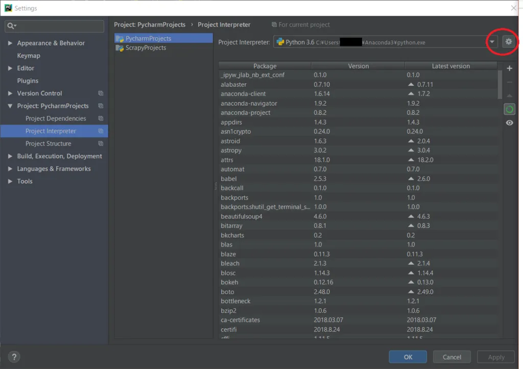 pycharm-interpreter